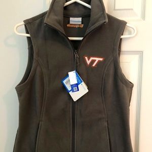 Womens Virginia Tech Columbia Fleece Vest
